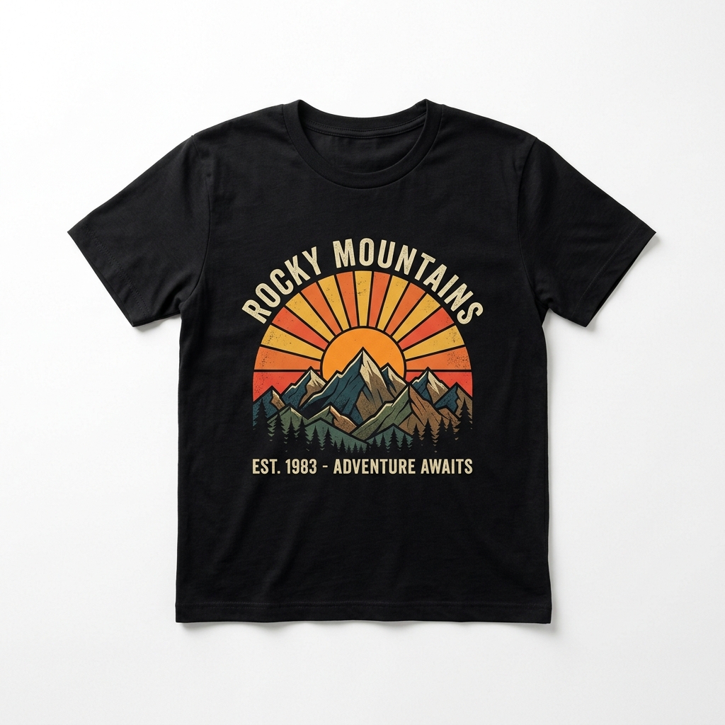 Retro Sun Graphic Tee